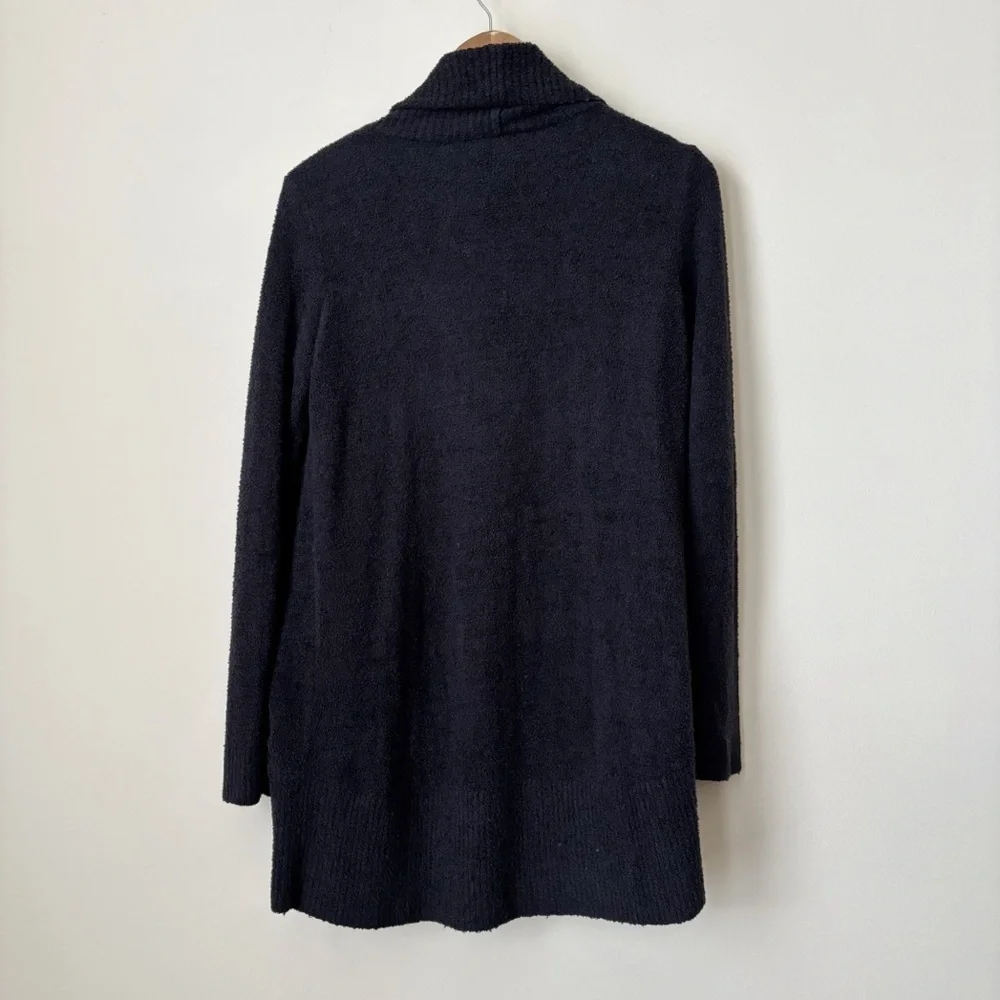 Barefoot Dreams Black Bamboo Circle Cardigan Sweater Small